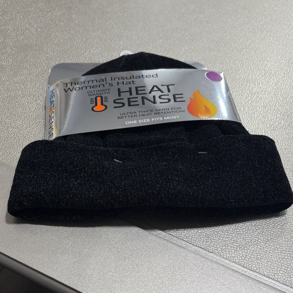 Black Thermal Hat